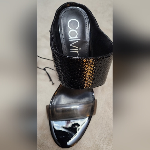 CALVIN KLEIN high Heels in color black,  US 8.5,  NEW - Picture 5 of 10